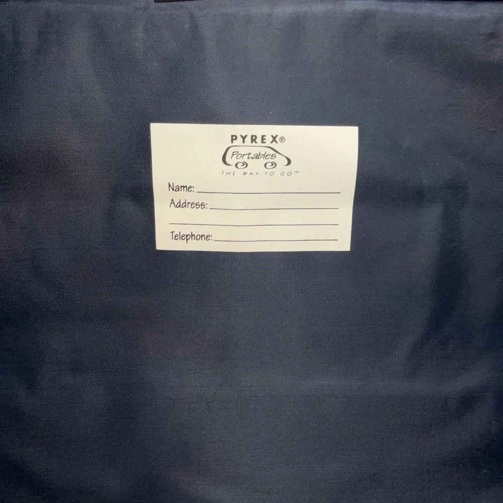 Pyrex Portables Green Insulated Lunch Food Carrier Microcore Thermal Tote Bag